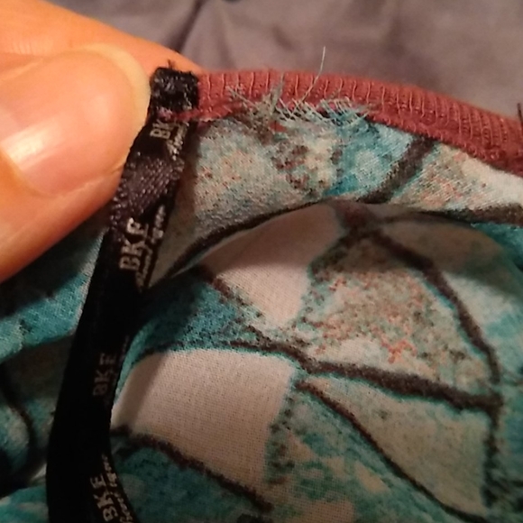 BKE Boutique dolman sleeve wrap top XS - Picture 15 of 16